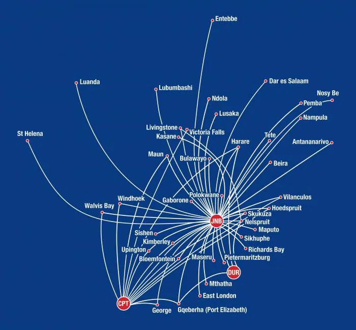 Extensive regional network